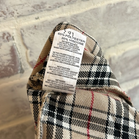 NWT NASTY GAL Check Plaid Tapered High Waisted Tapered Pants Women’s 12 - Picture 9 of 10
